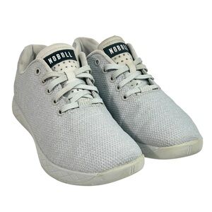 NOBULL Superfabric Trainer Women's Size 9 Workout Gym Shoes Light Gray